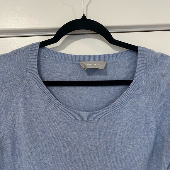 Everlane Women's Crewneck Sweater‎ Light Baby Blue Size XXS - Picture 3 of 8